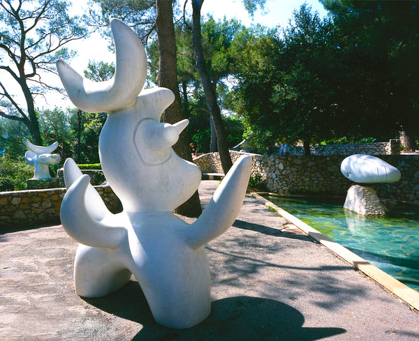 .Fondation Maeght - L'Oiseau lunaire dans le Labyrinthe de Miró