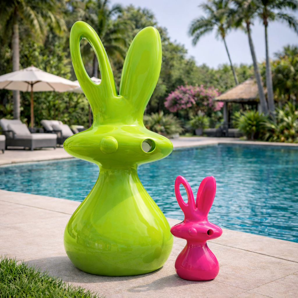 Aki Kuroda - Cosmo Bunny - lime green – Yoyo MAEGHT