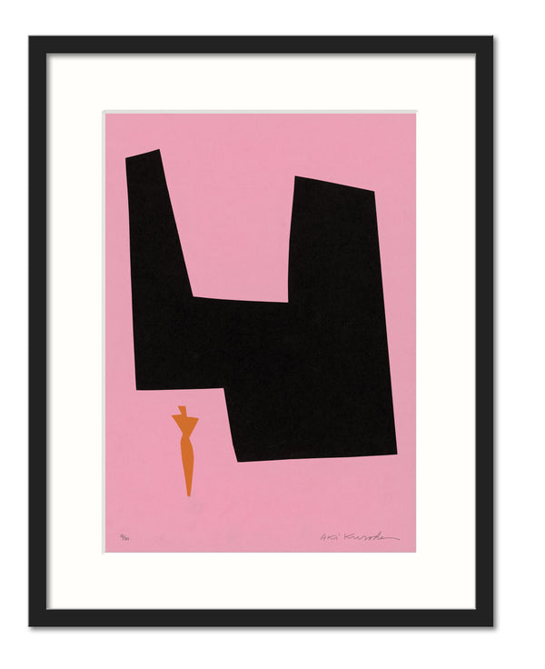 Aki Kuroda - Color 6 - estampe avec cadre noir