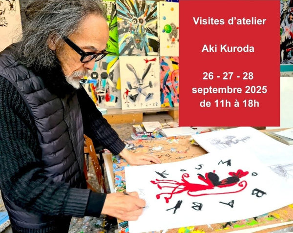 Aki Kuroda - Visites d'atelier 09/2025