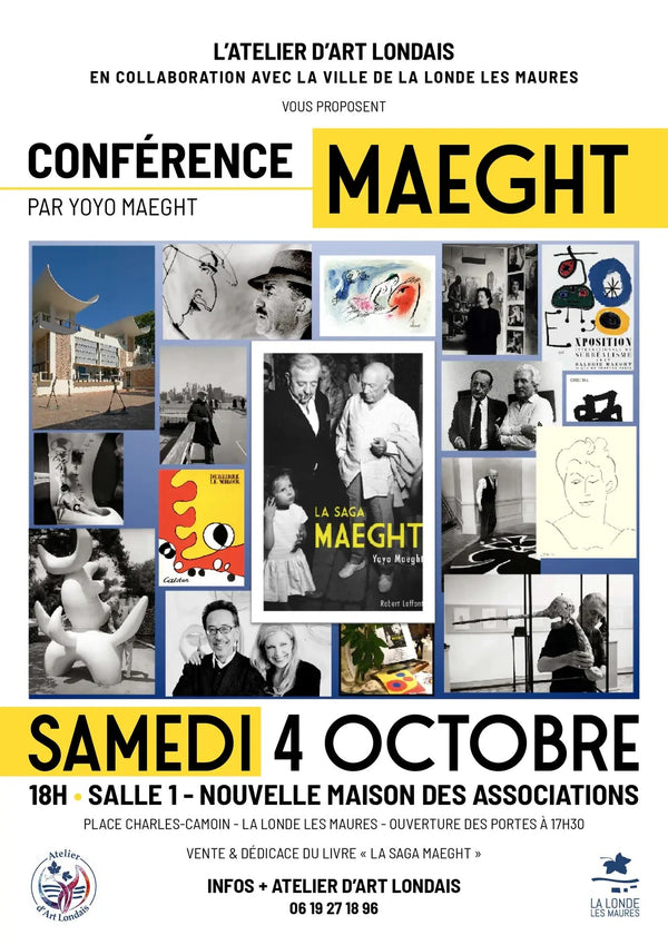 Conference Yoyo Maeght - La Saga Maeght - La Londe Les Maures