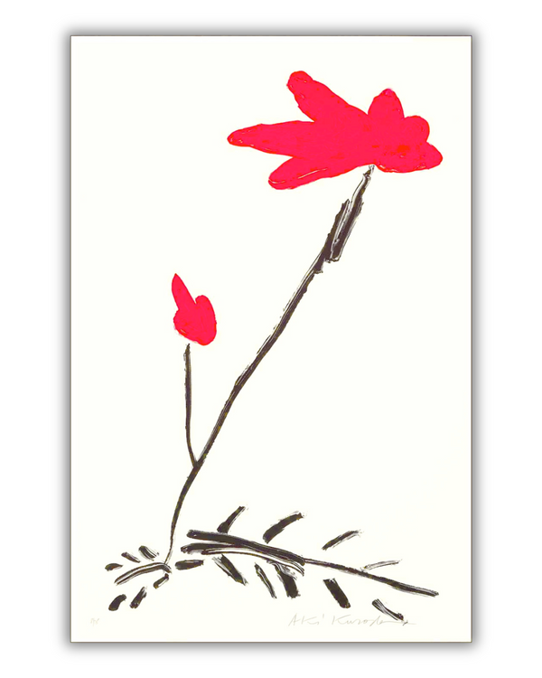 Aki Kuroda - Red Flower III - print