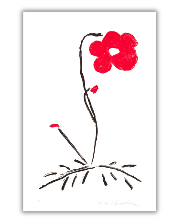 Aki Kuroda - Red Flower VII - print