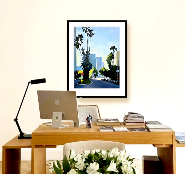 Thierry Lefort - Hollywood 3 - print with black frame