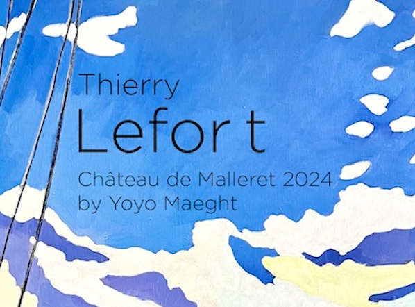 Thierry Lefort - Poster "Château de Malleret" 2024