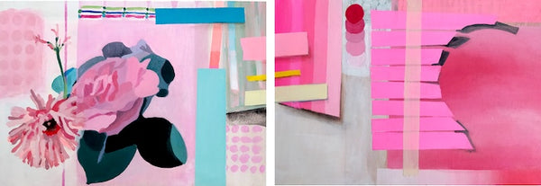 Anne Emery - Room of the color Rose - diptych