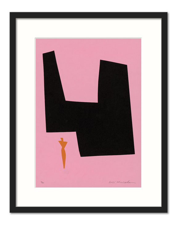 Aki Kuroda - Color 6 - print with white frame