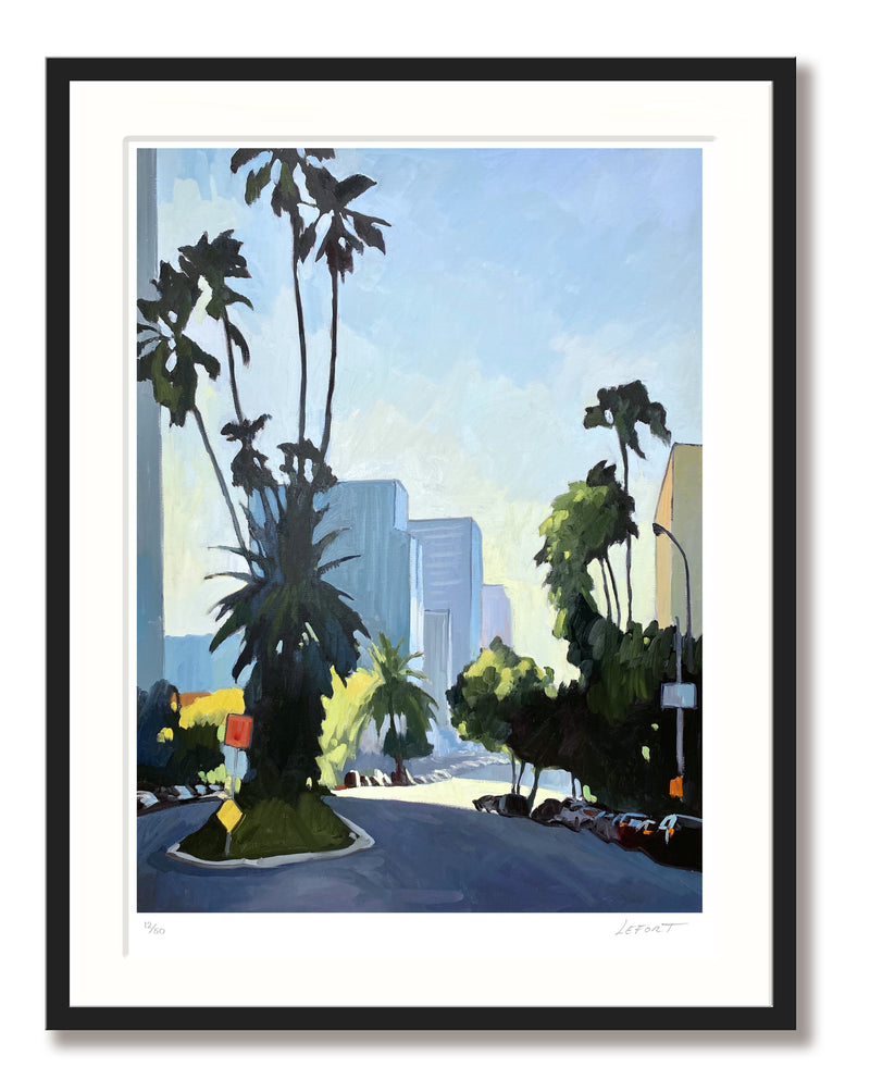 Thierry Lefort - Hollywood 3 - print with black frame