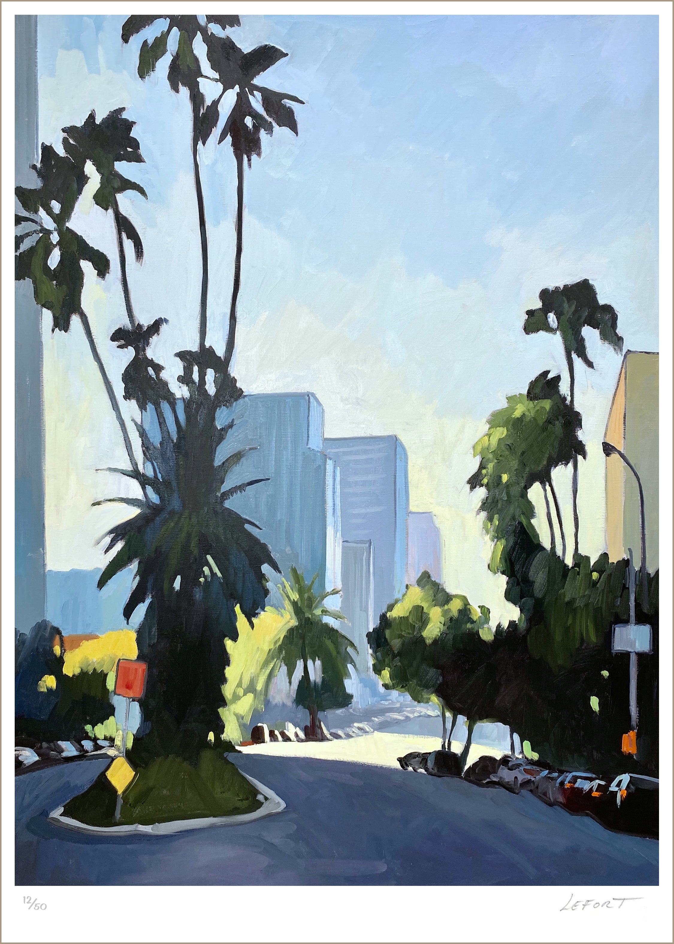 Thierry Lefort - Santa Monica 5 - estampe