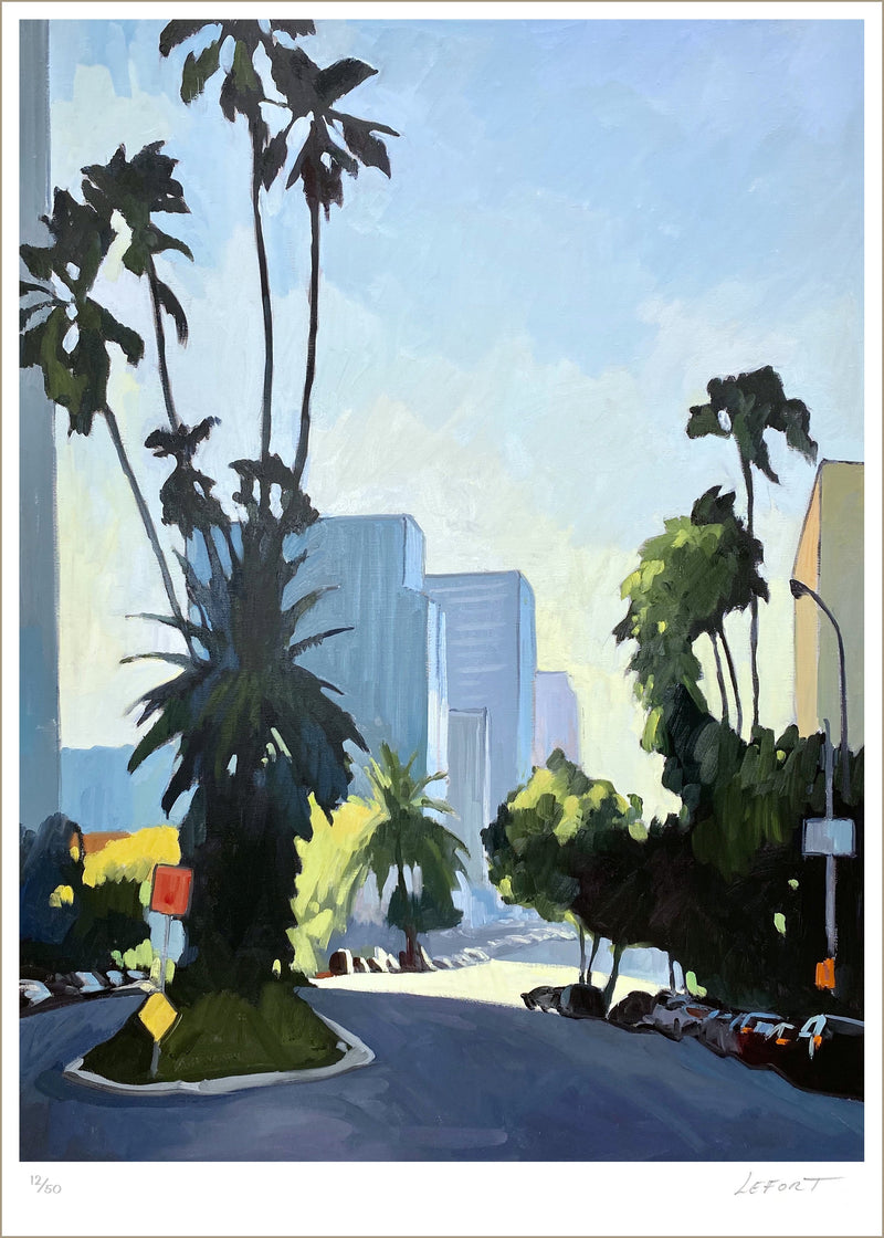 Thierry Lefort - Hollywood 3 - print with white frame