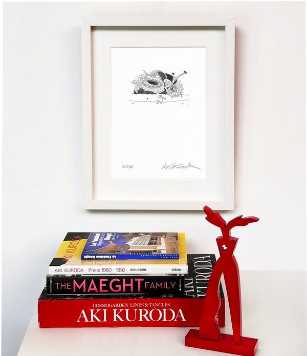 Aki Kuroda - Cosmo New York Gang - print with black frame