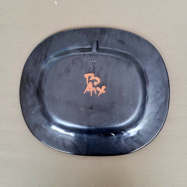 Object - Black fauna cup - Ceramic art