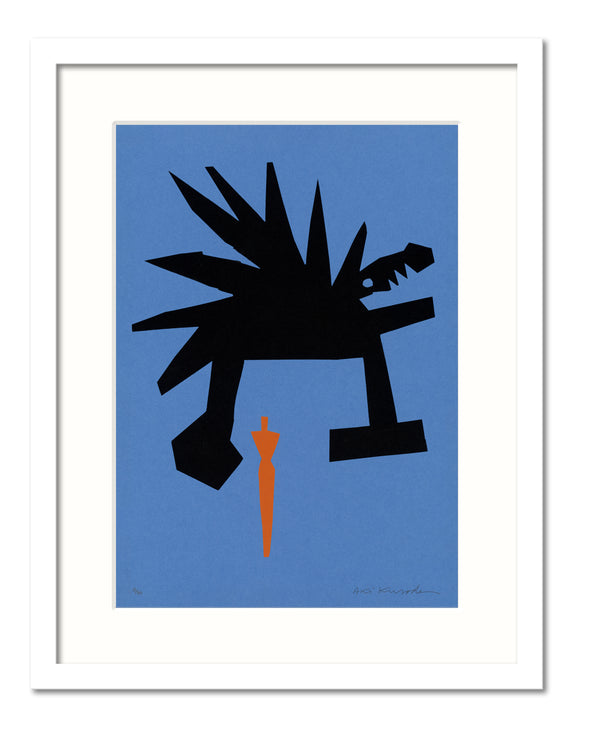 Aki Kuroda - Color 1 - print with white frame