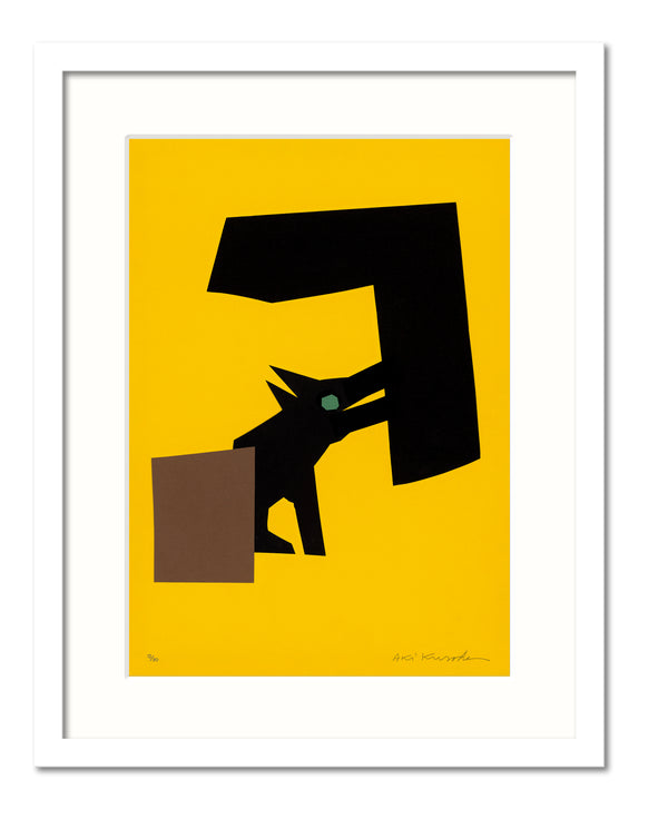 Aki Kuroda - Color 2 - print with white frame