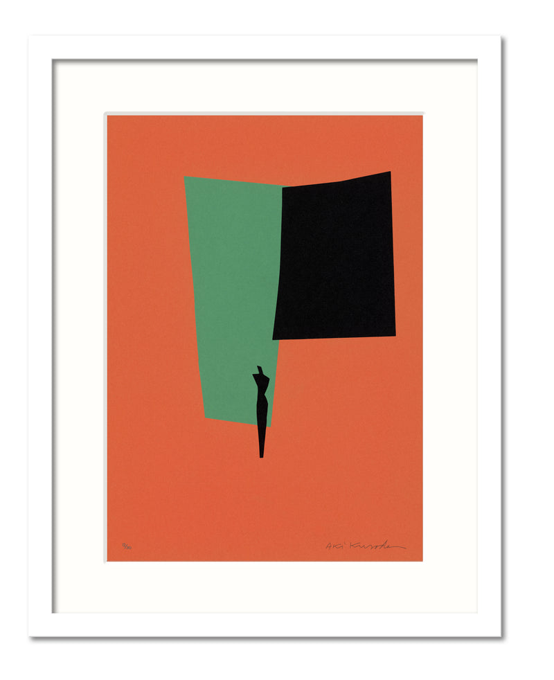Aki Kuroda - Color 3 - estampe avec cadre blanc