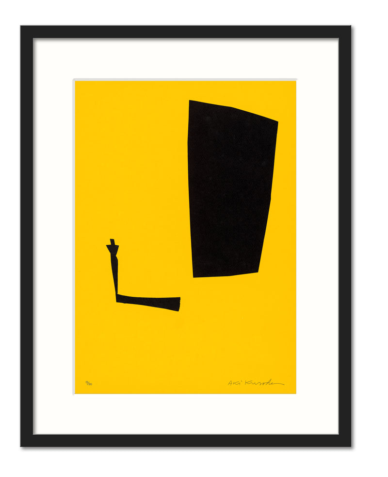 Aki Kuroda - Color 4 - estampe avec cadre noir