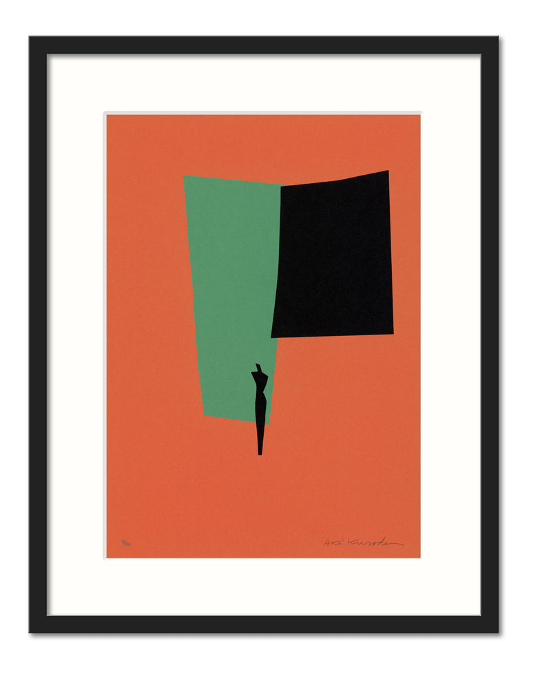 Aki Kuroda - Color 3 - estampe avec cadre noir