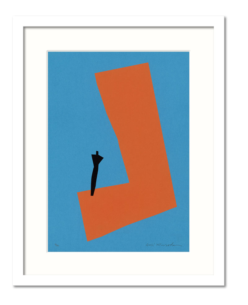 Aki Kuroda - Color 7 - estampe avec cadre blanc