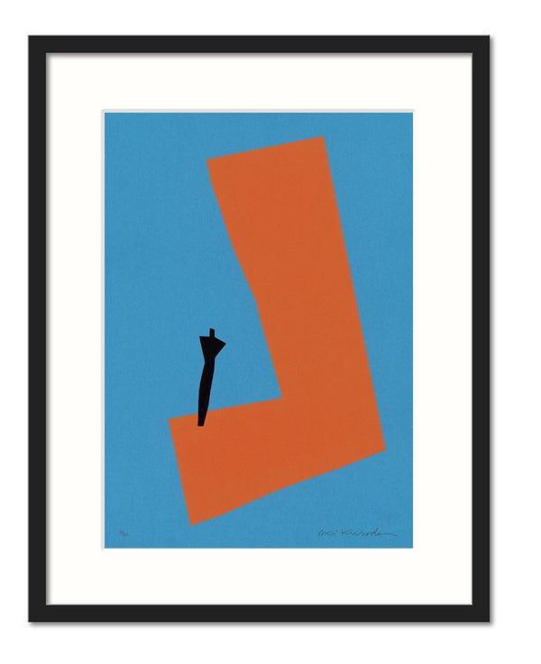 Aki Kuroda - Color 7 - estampe avec cadre noir