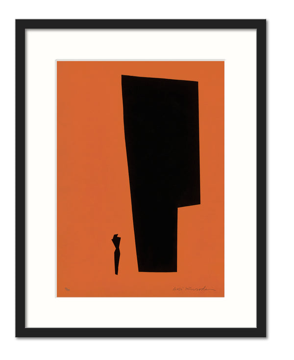 Aki Kuroda - Color 8 - estampe avec cadre noir