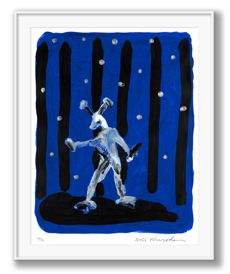 Aki Kuroda - Cosmissimo 3 - print with white frame