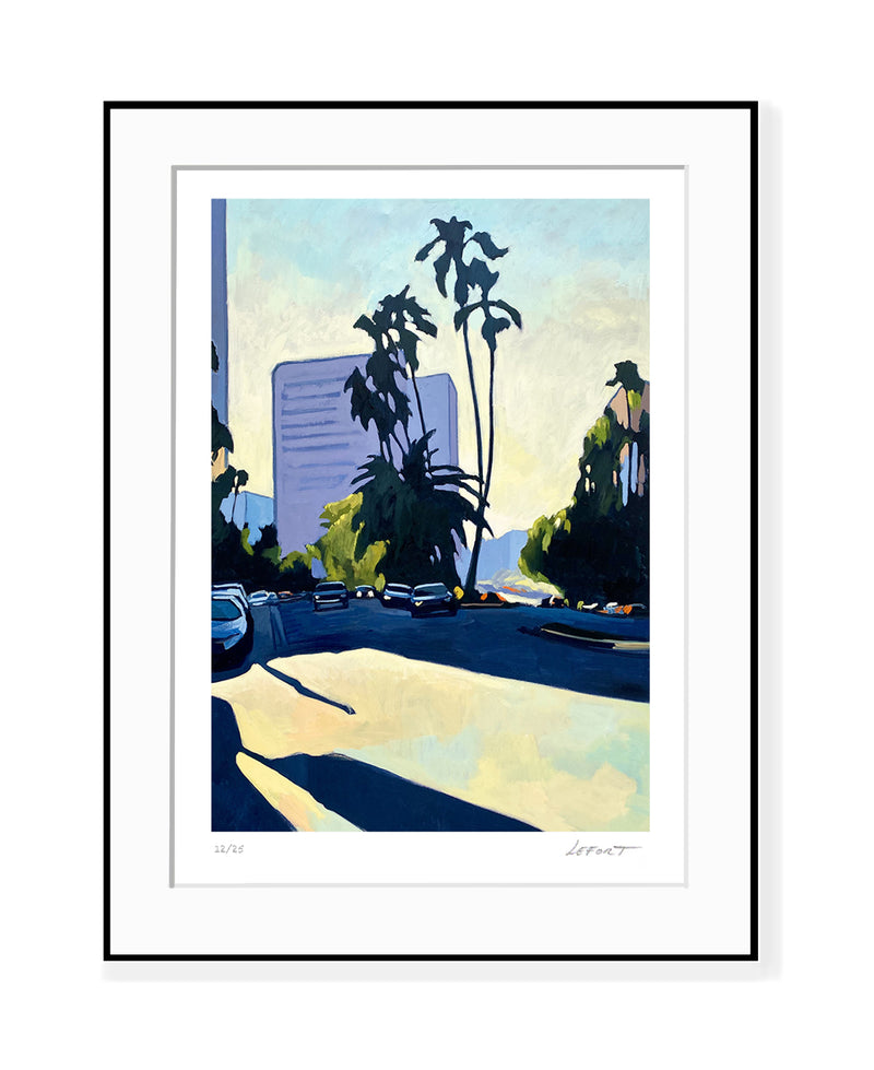 Thierry Lefort - Hollywood - print with frame