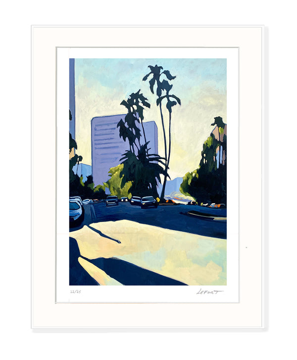 Thierry Lefort - Hollywood - print with frame