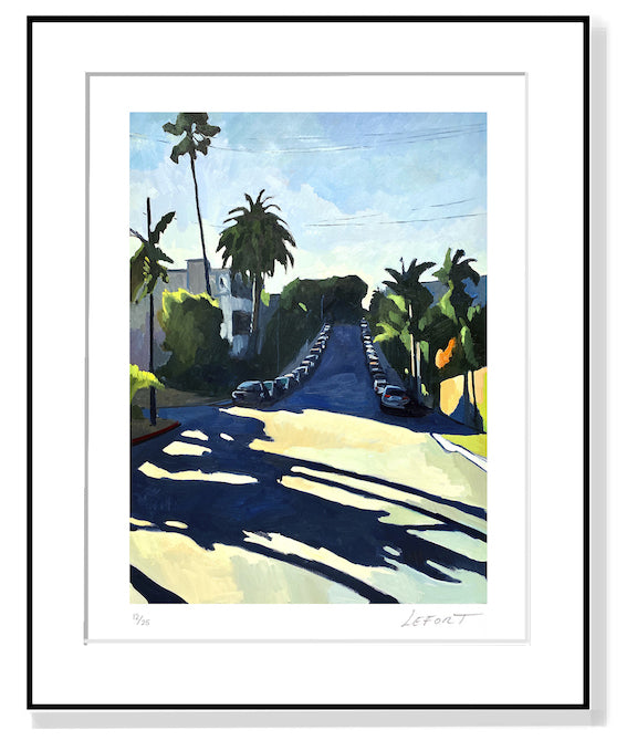 Thierry Lefort - Shadows - print with frame