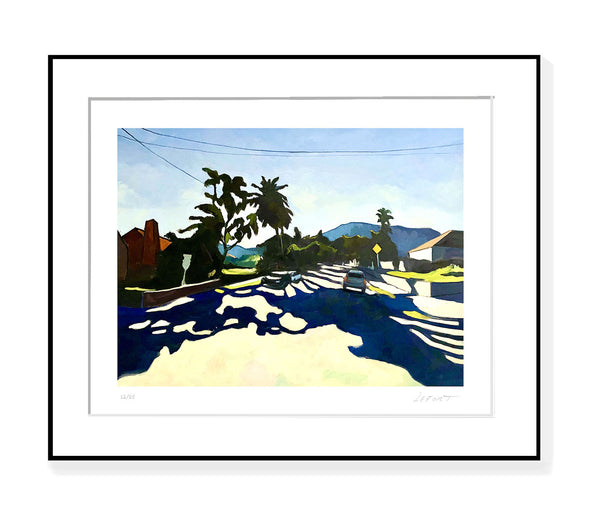 Thierry Lefort, Studio City, print with frame