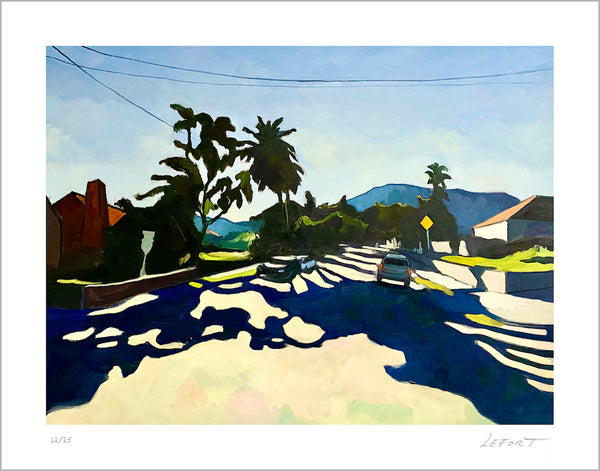 Thierry Lefort, Studio City, print with frame