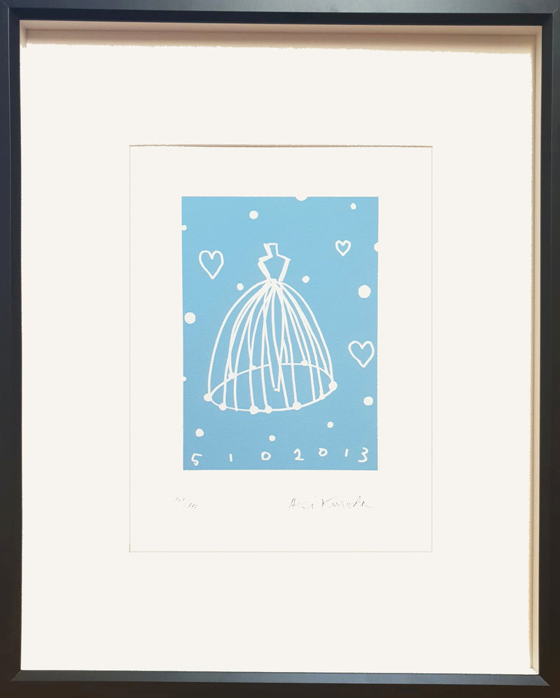 Aki Kuroda - Love blue - print