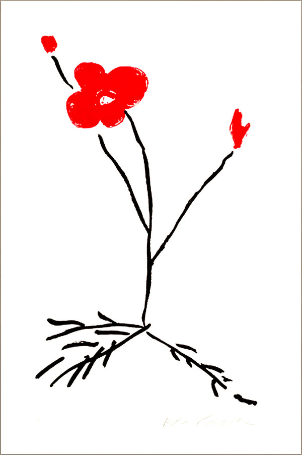 Aki Kuroda - Red Flower VIII - print